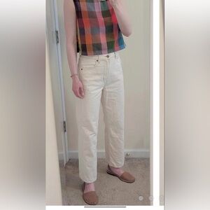 B Sides cream jeans